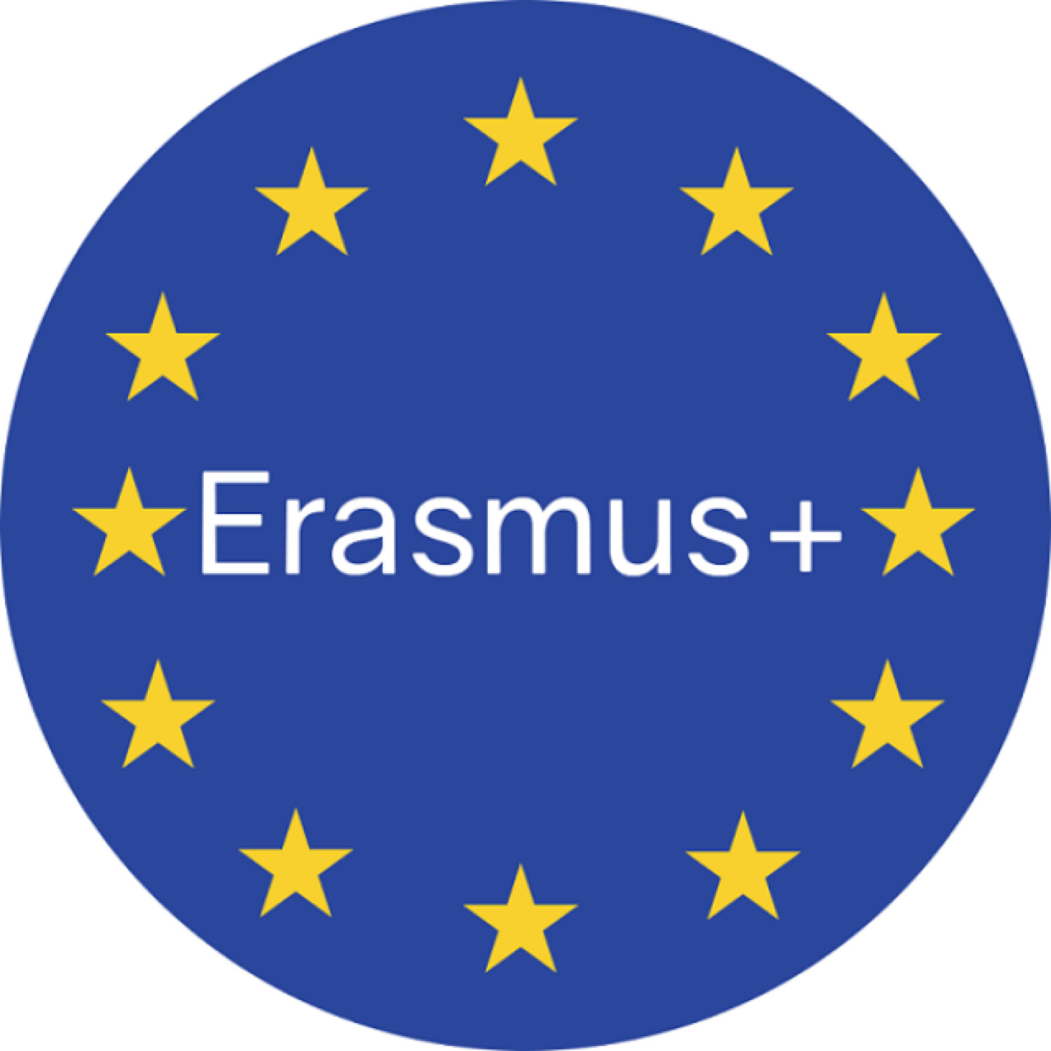 Logo okrągłe Erasmus+